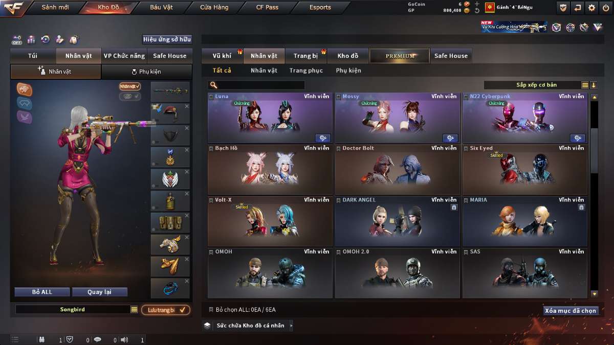 shop acc cf uy tin gia re